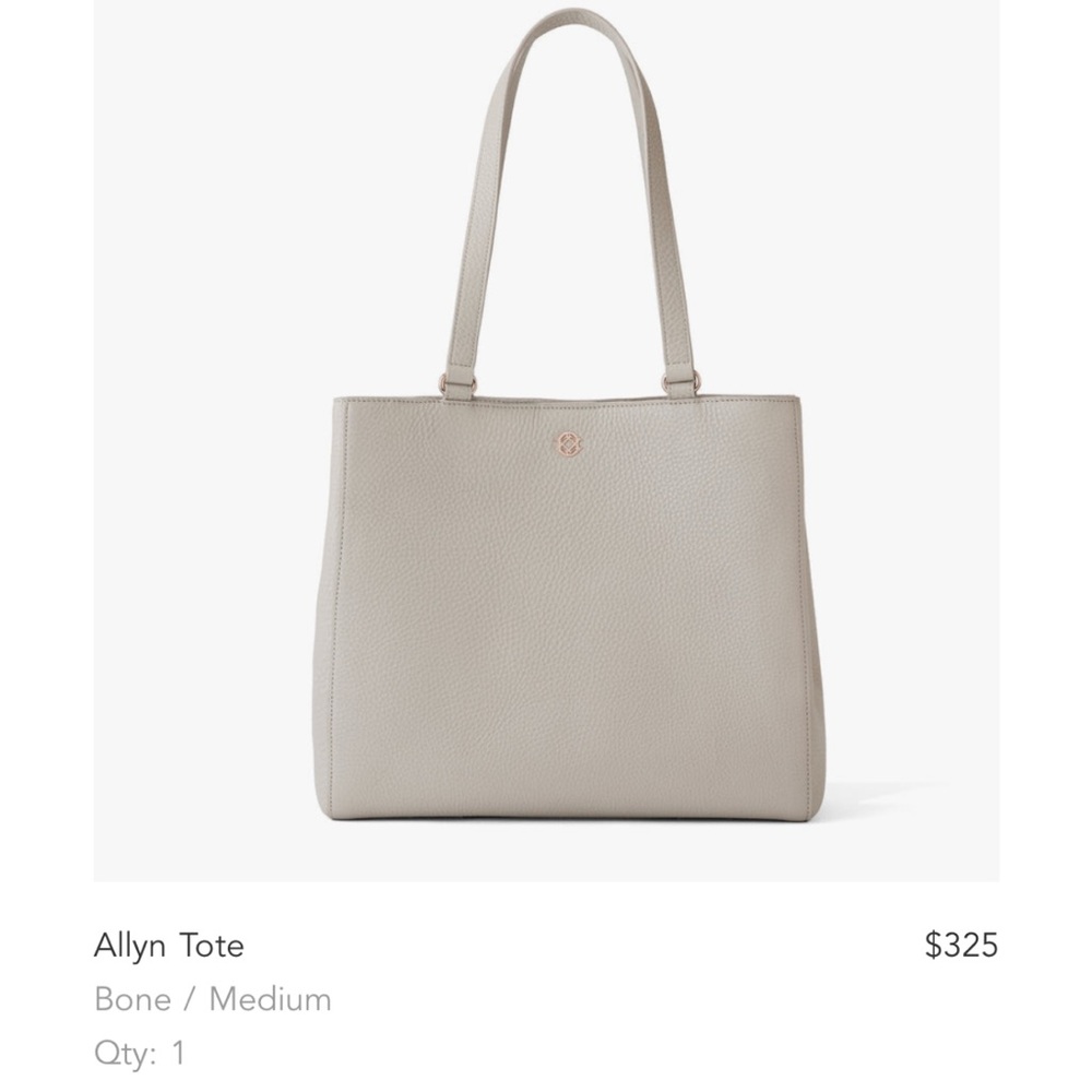 Dagne Dover Allyn Tote in Bone